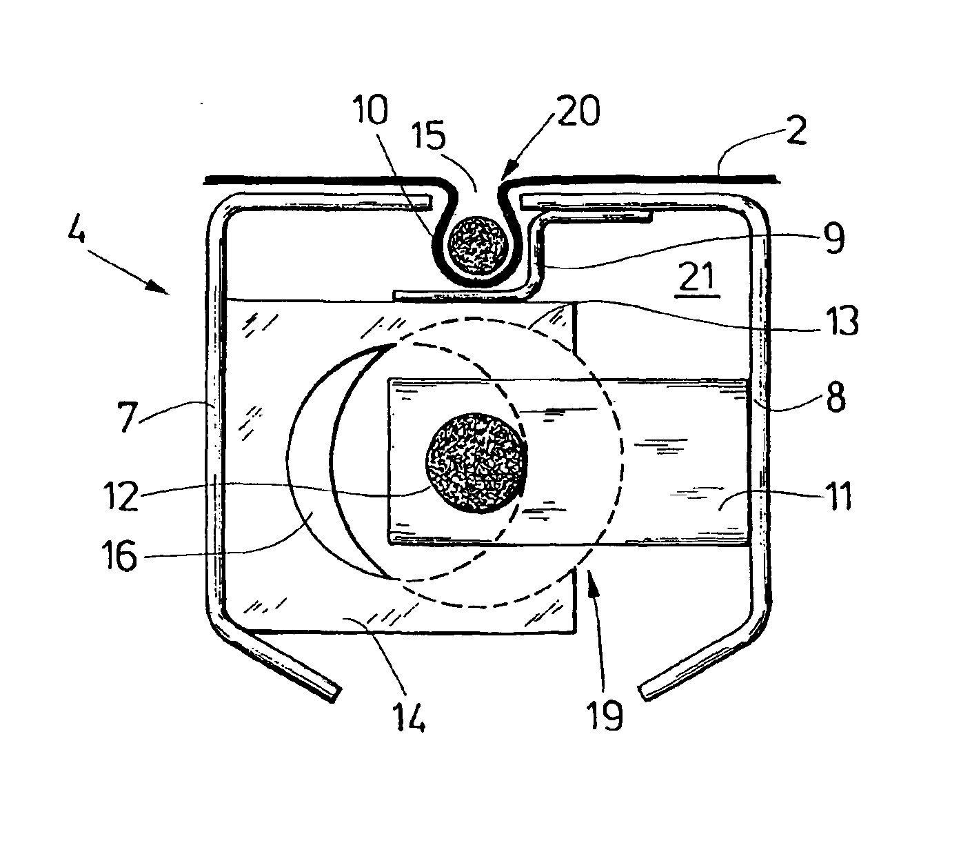 Belt conveyor for an intermediate tobacco store, in particular a mixing box