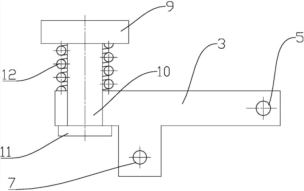 Bar limiting mechanism for hot shearing machine