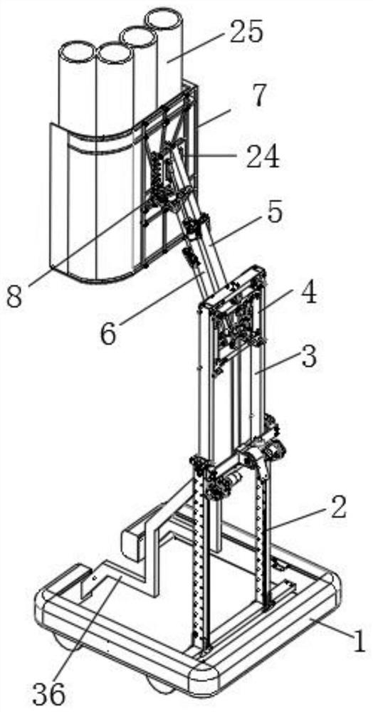 Carrying equipment for outdoor building pipeline installation