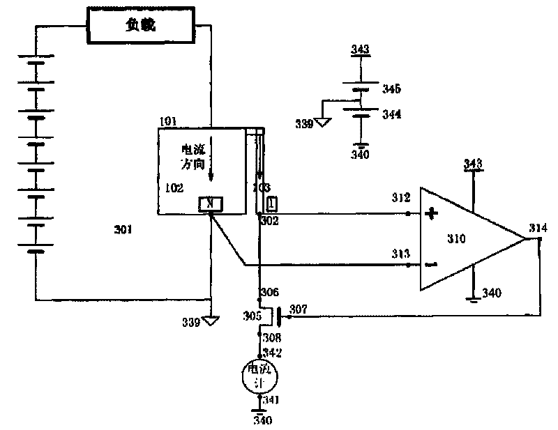 Measurement circuit of direct current