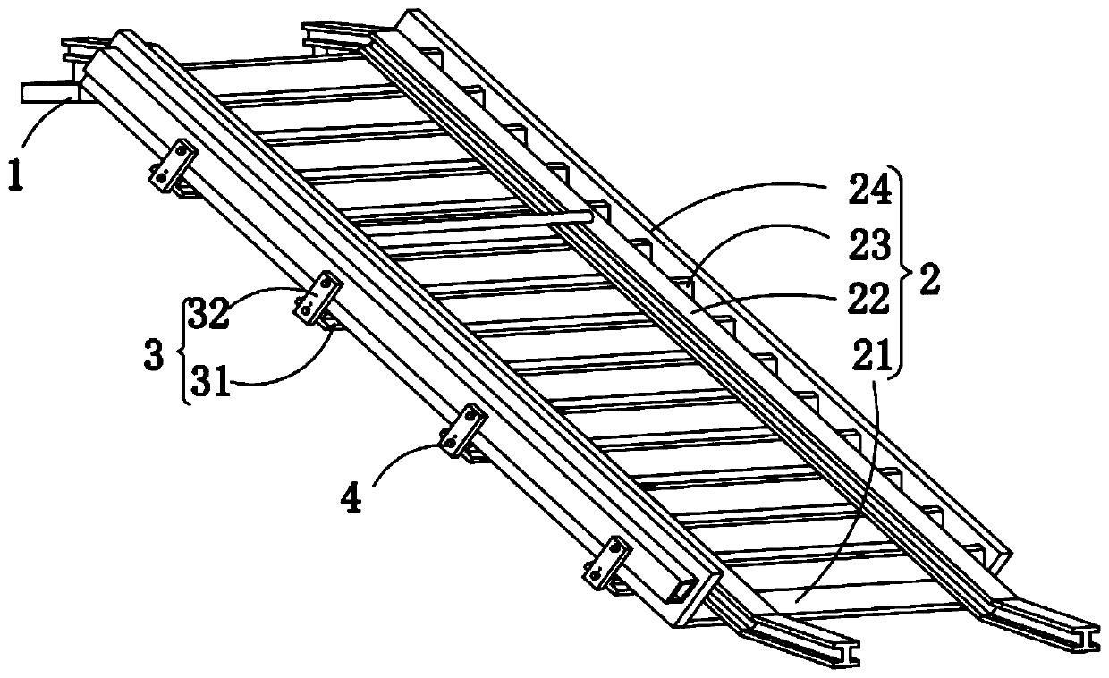 Shaped tempering die for building