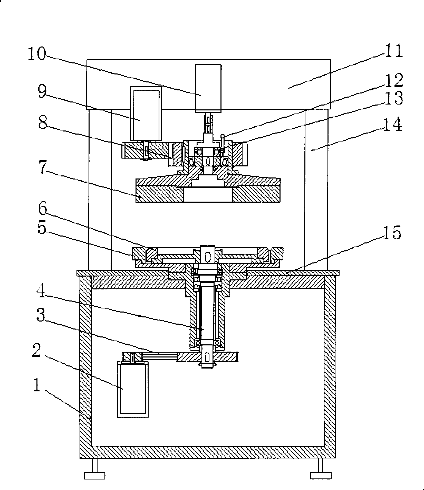 Efficient grinding device of double autorotation grinding disc of high precision ball