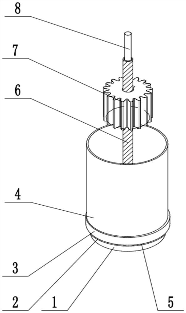 Deburring device for automobile part machining