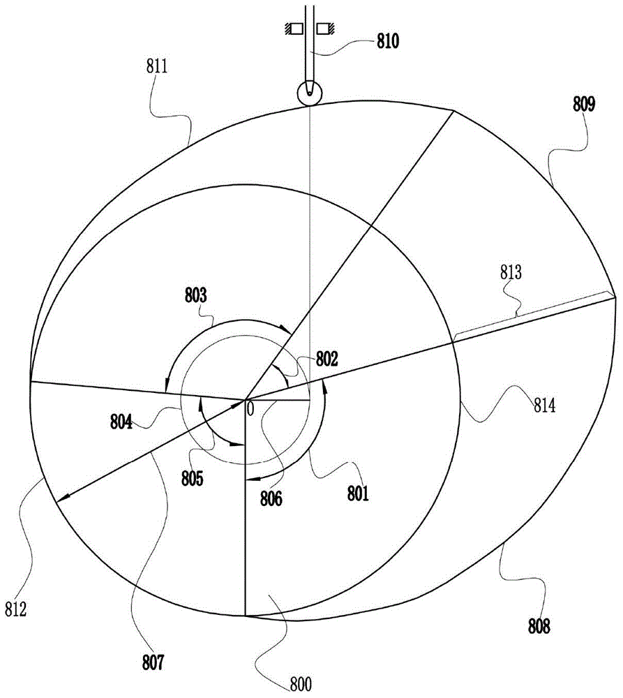 Constant-acceleration and constant-deceleration curve assembly of cam profile line generator