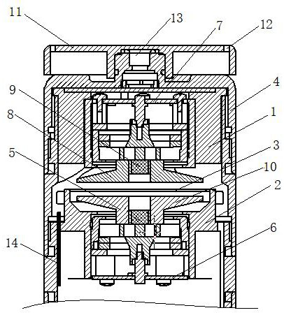 Sensing control method of wide-range pressure wave sensor