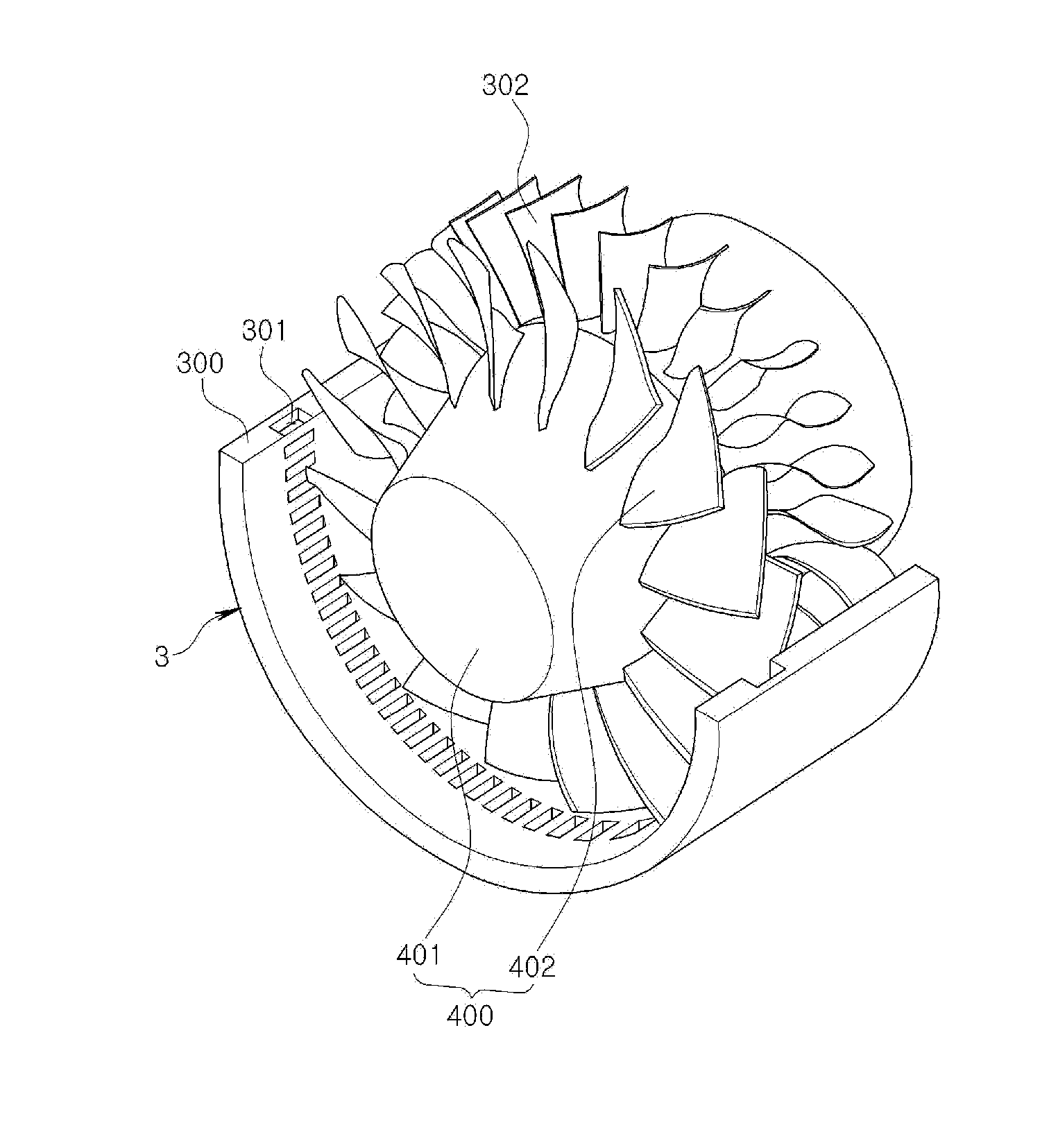 Apparatus for preventing axial-flow compressor from stalling by employing casing treatment