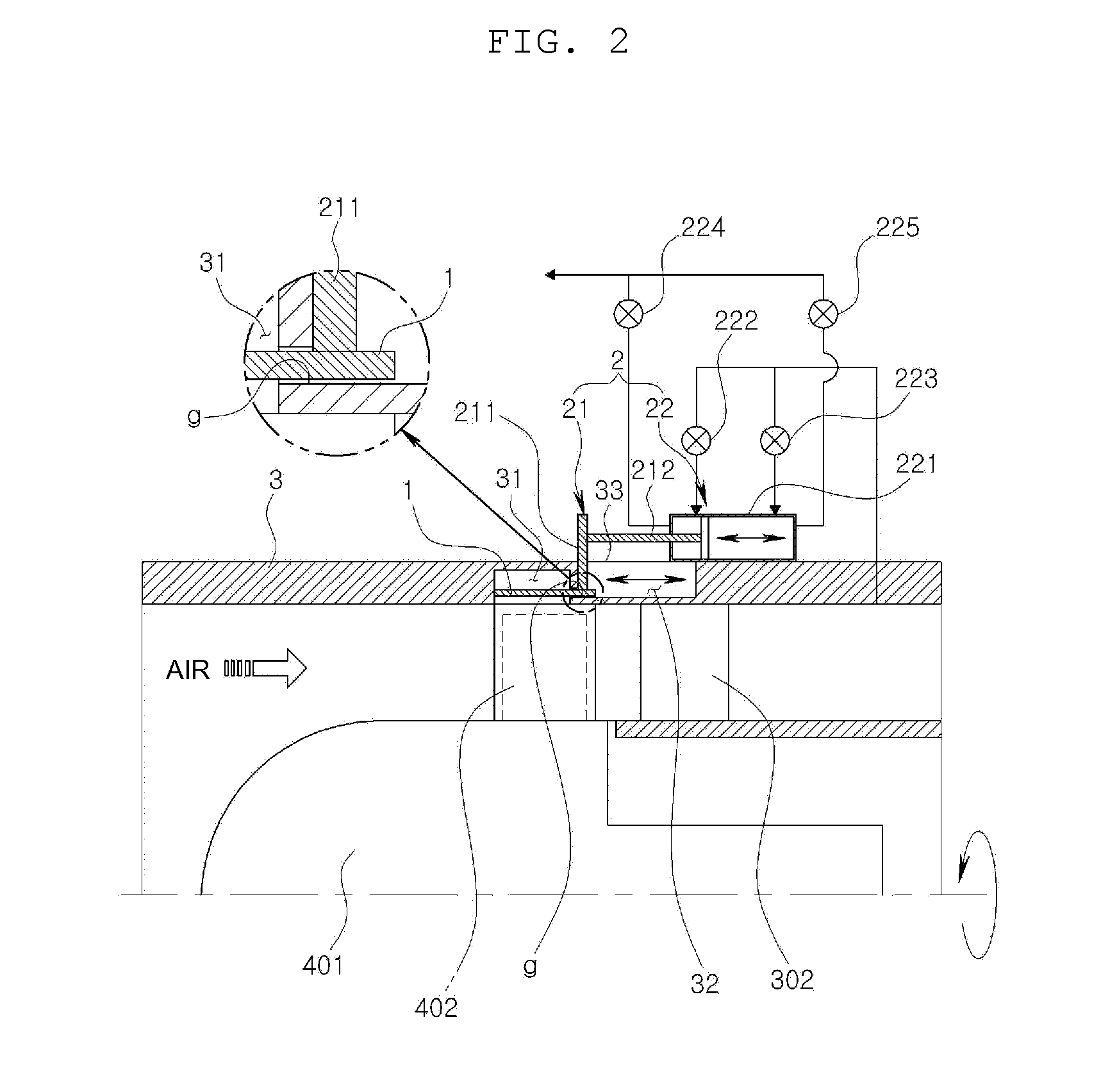 Apparatus for preventing axial-flow compressor from stalling by employing casing treatment