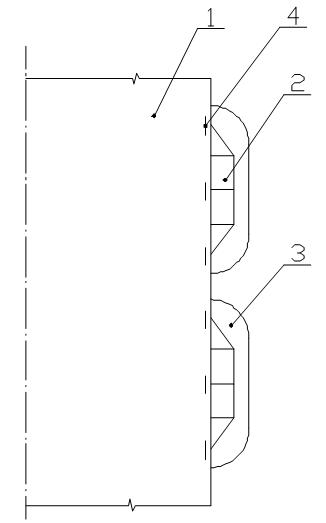 Tubular pile structure bound by steel-cement soil bodies and construction method of the tubular pile structure