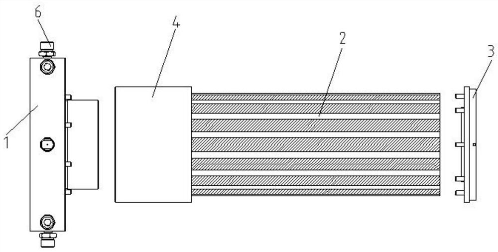 Electric spindle water cooling structure