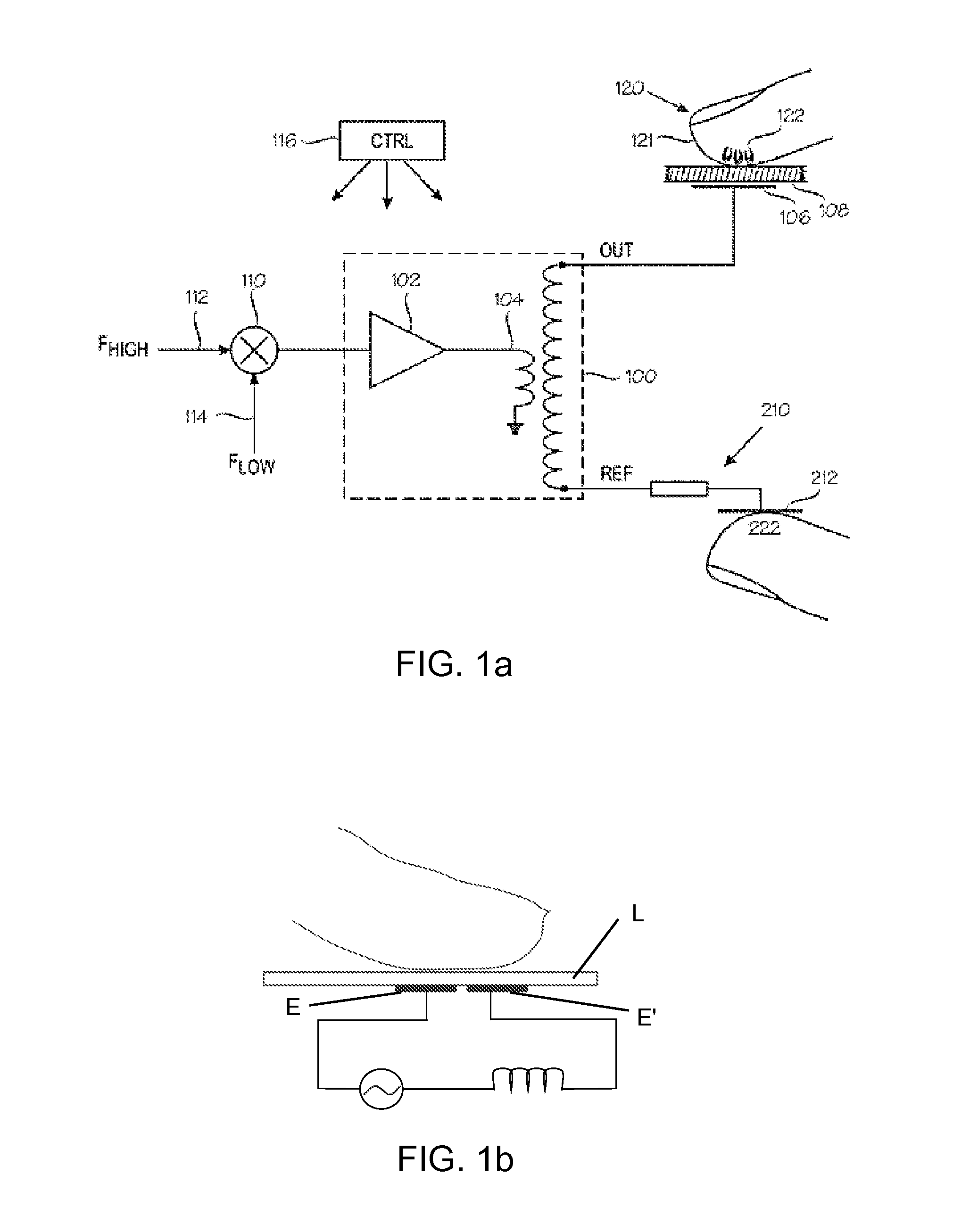 Electronic controller haptic display with simultaneous sensing and actuation