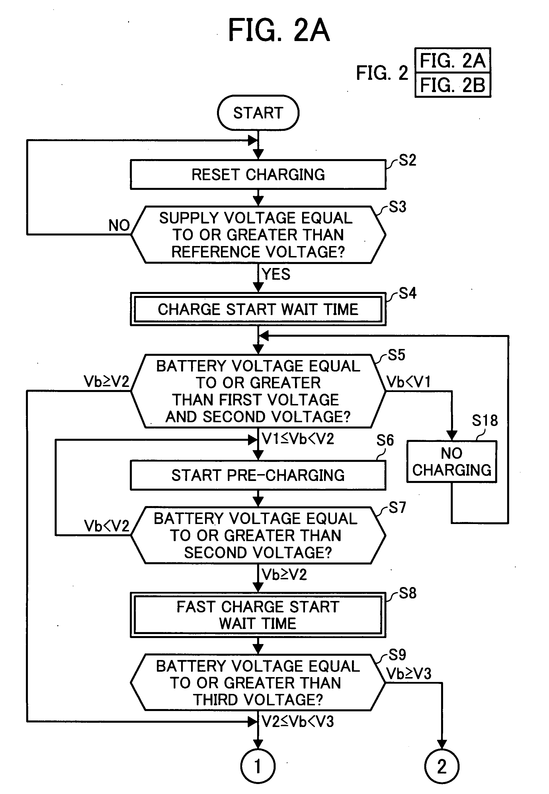 Charge control circuit, charging device, and connection checking method