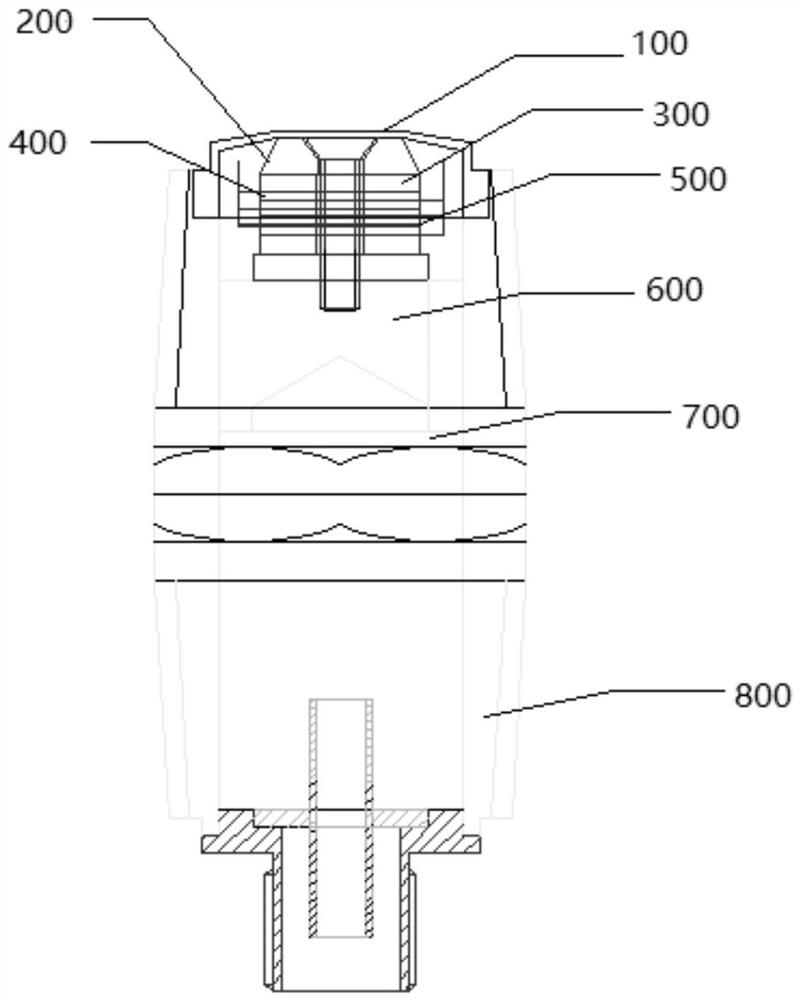 Sound wave sensor and system for detecting temperature field in boiler