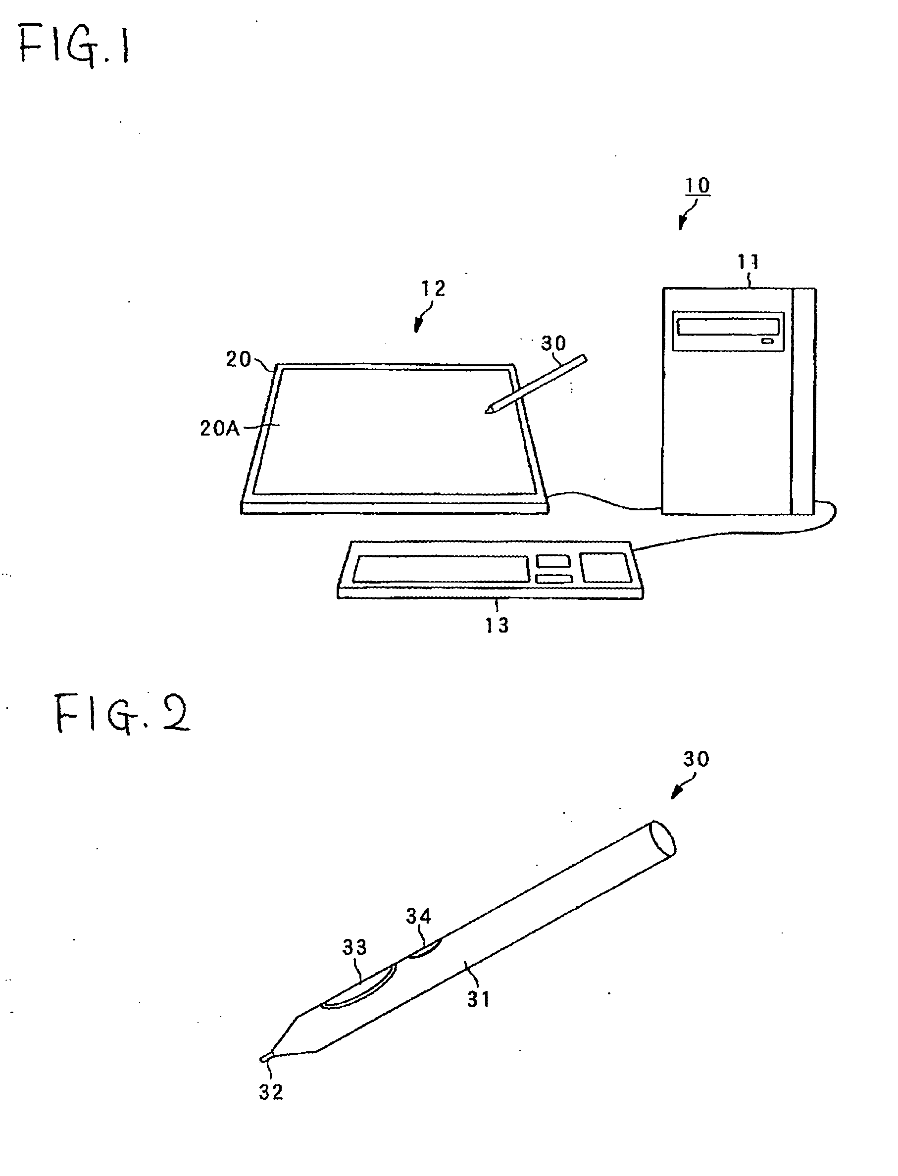Position input device and computer system