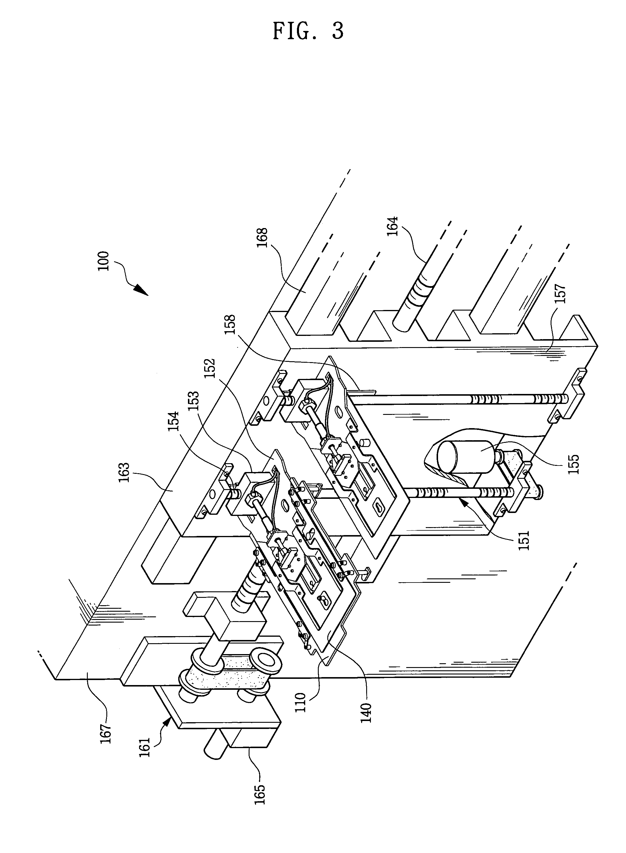 Tray transfer unit and automatic test handler having the same
