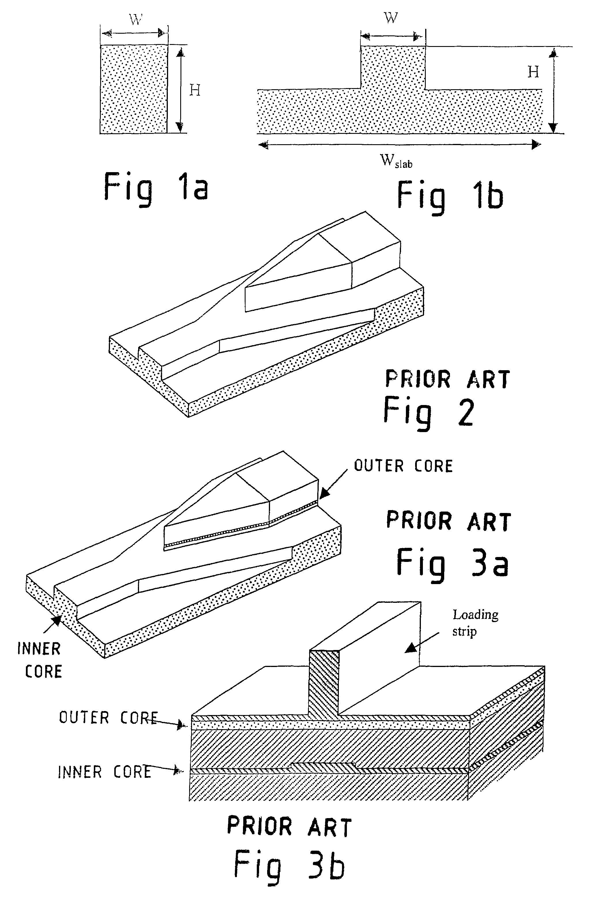 Structure comprising an adiabatic coupler for adiabatic coupling of light between two optical waveguides and method for manufacturing such a structure