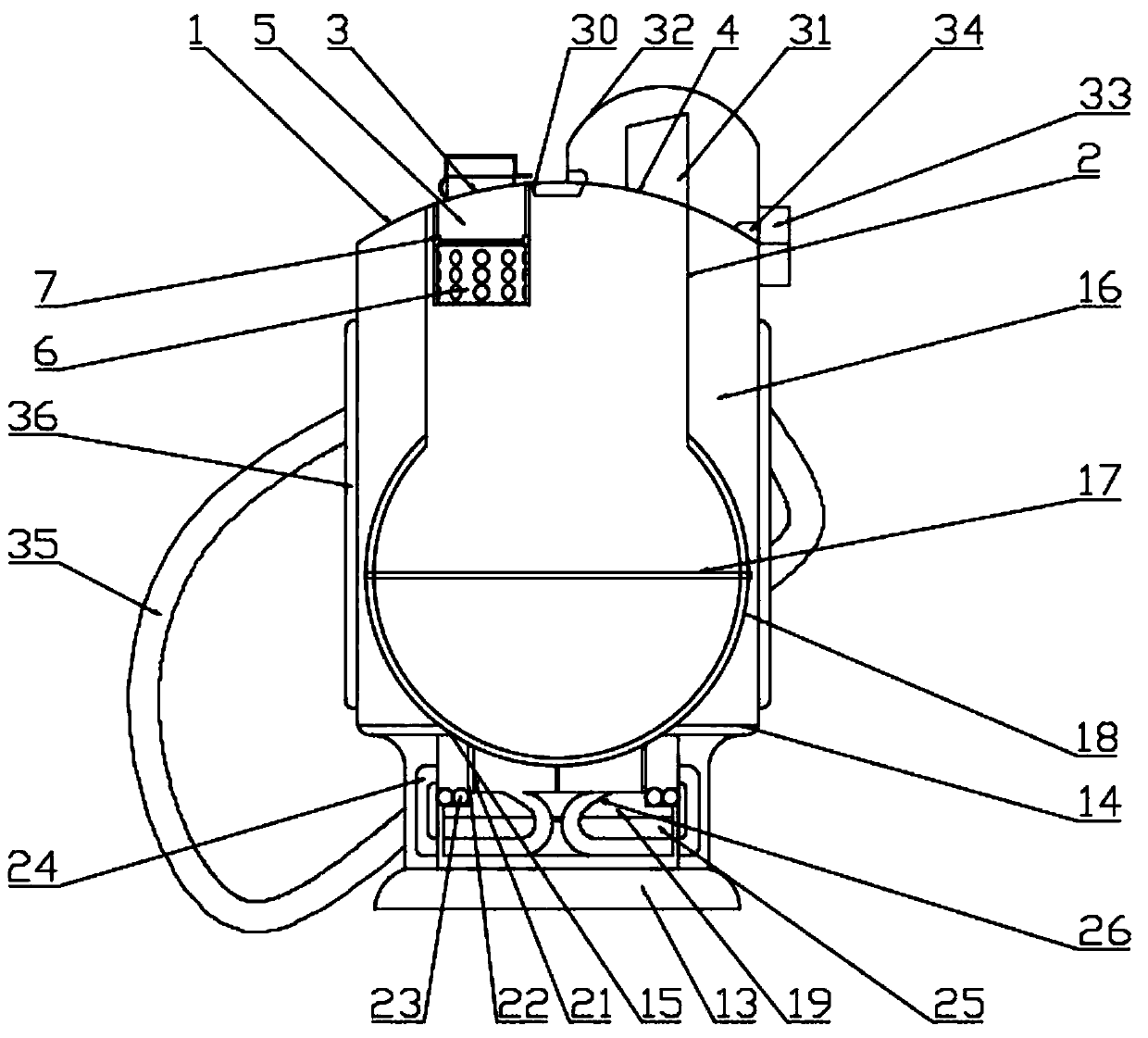 Multifunctional cup with purification function