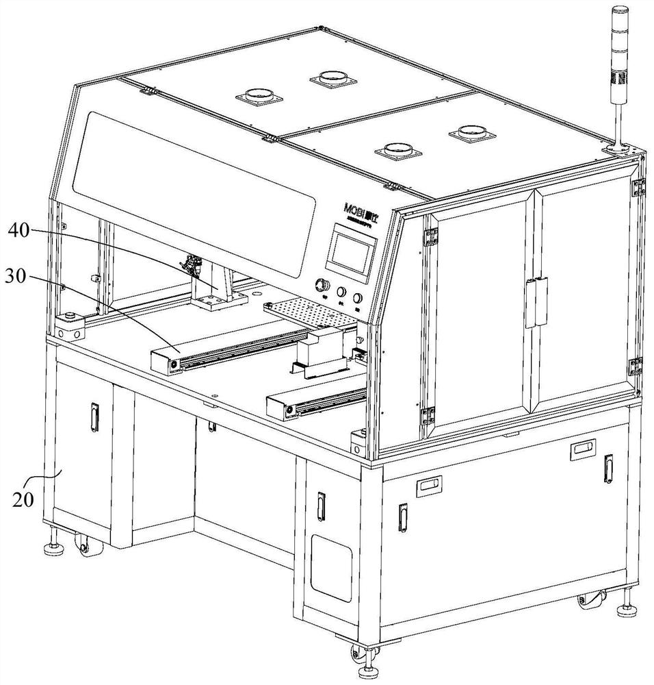 Welding device and multi-shaft welding equipment