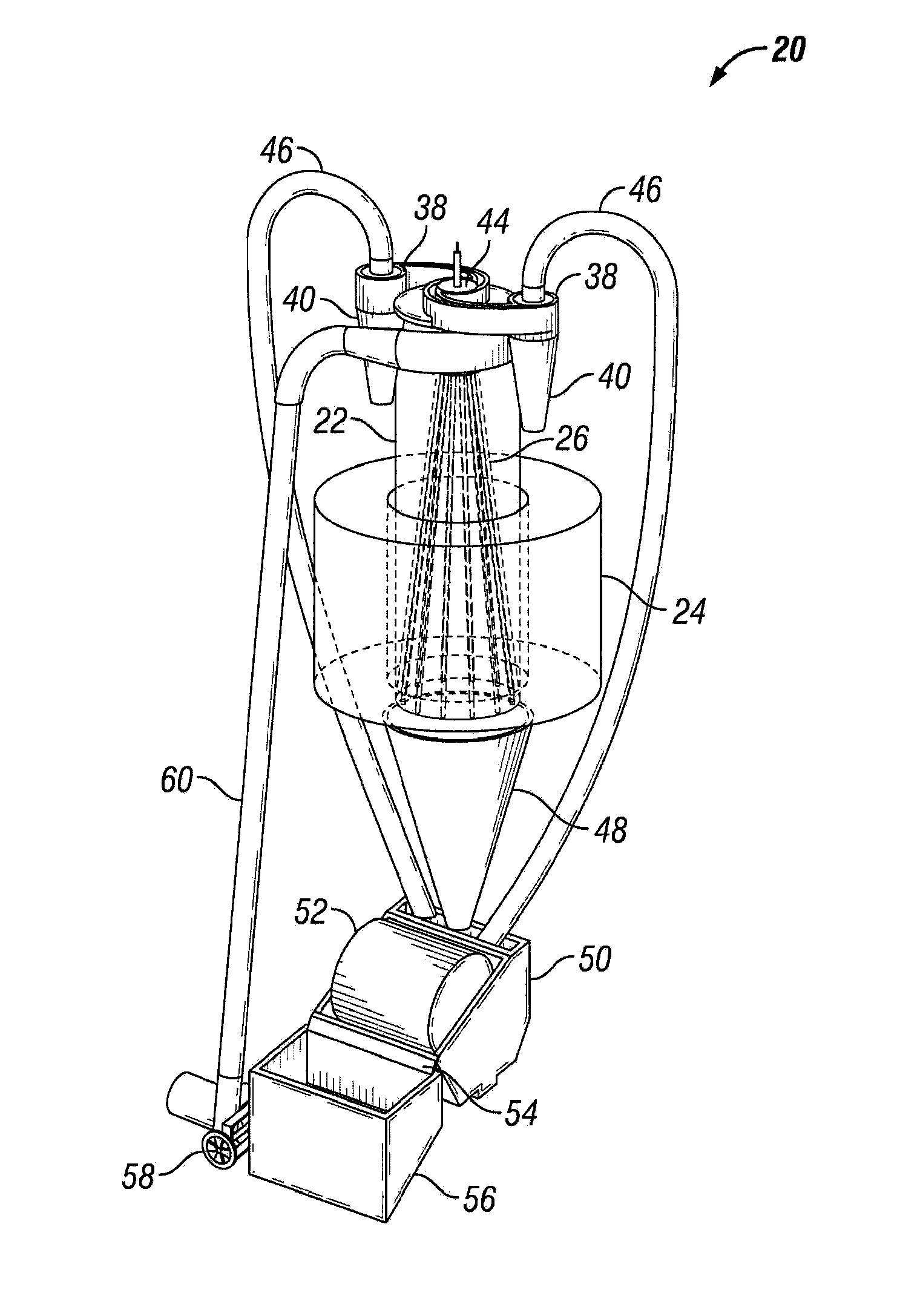 Apparatus and method for density separator for drilling fluid