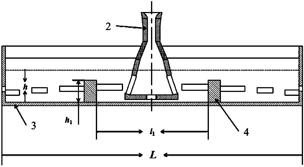 Casting system used for twin-roll thin strip continuous casting and use method thereof