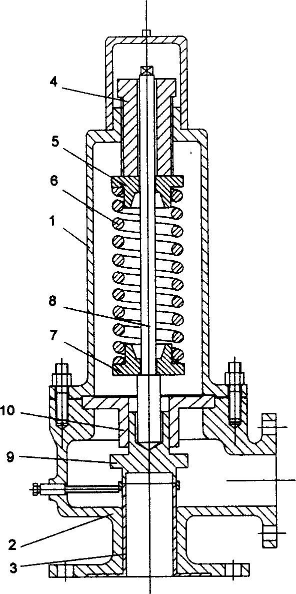 Safety valve with on-line detection function and detection system therefor
