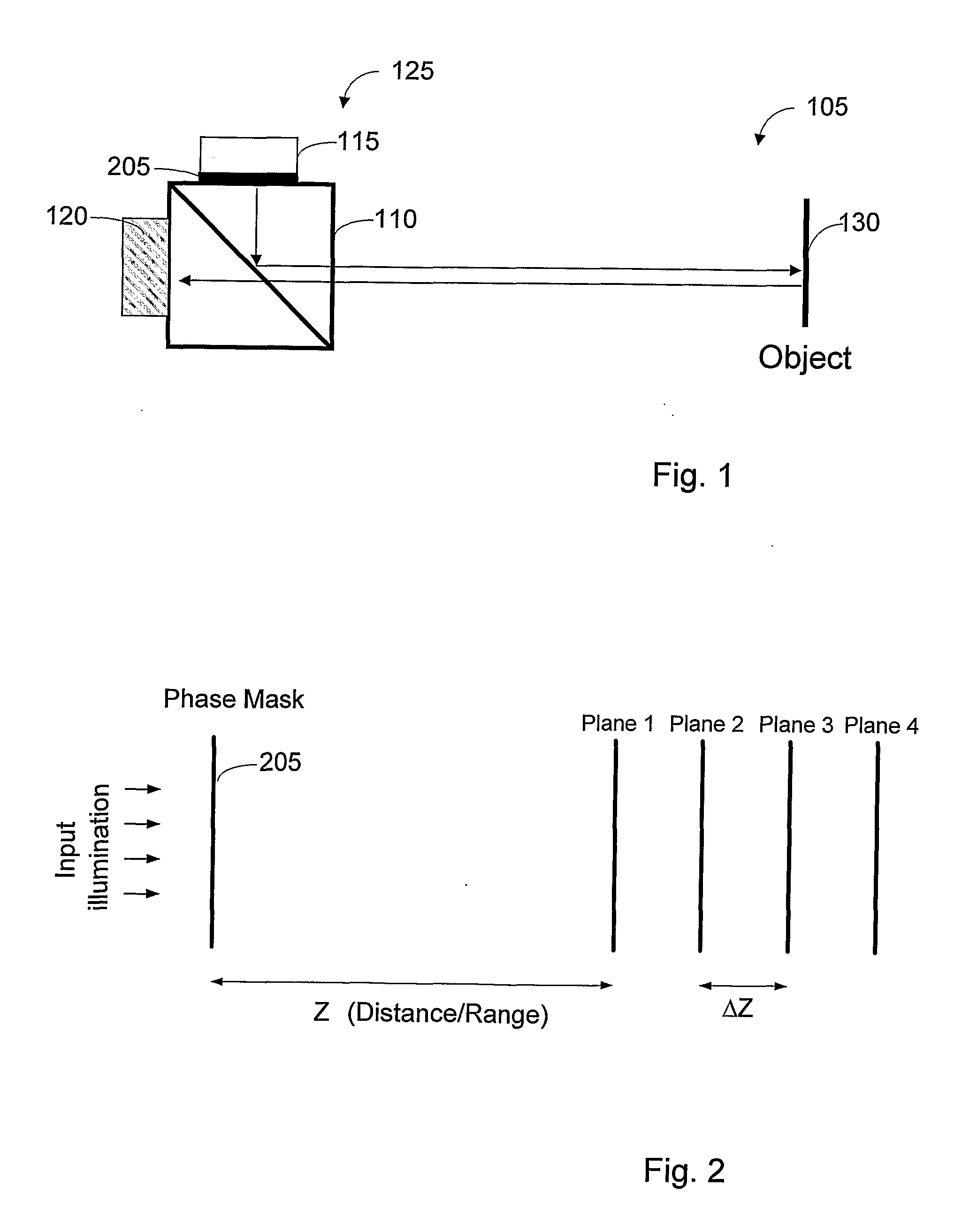Method and system for providing three-dimensional and range inter-planar estimation