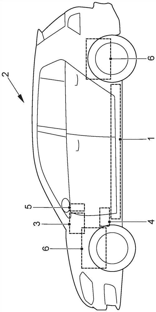 Method for operating battery of parked motor vehicle, and motor vehicle