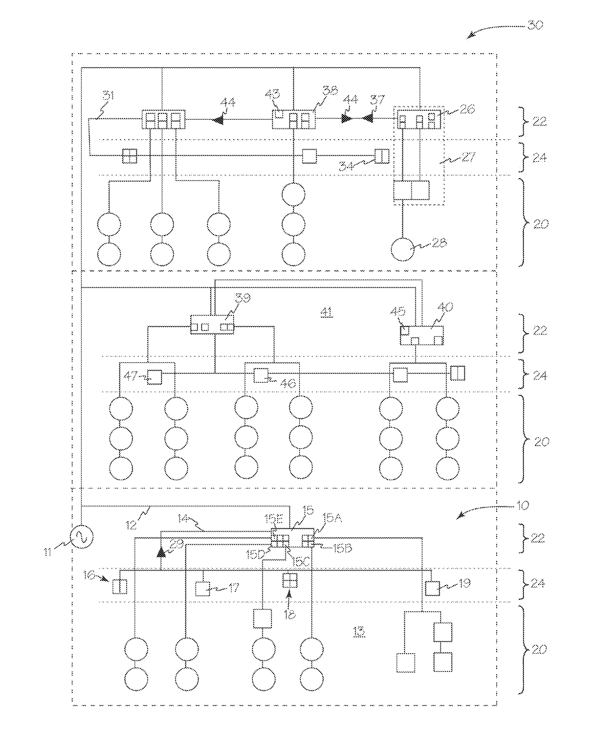 Method and apparatus for electrical load control network