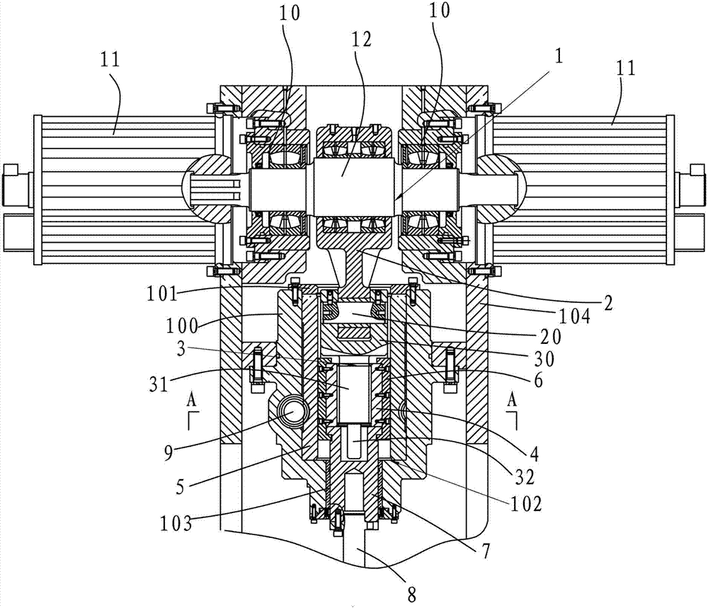 Small eccentric crank connecting-rod transmission mechanism with variable length of punching head