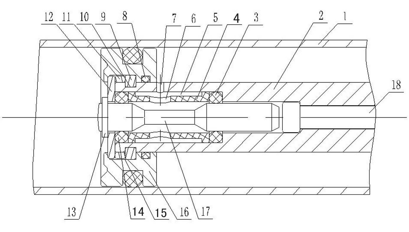 A controllable gas spring