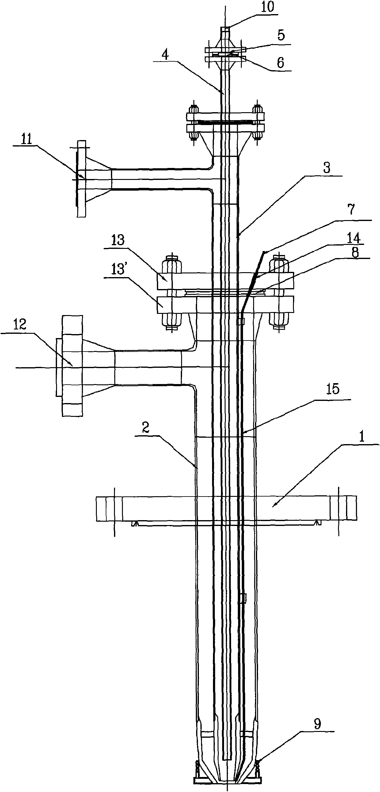 Start-up compound burner for water-coal-slurry or coal dust gasification furnace