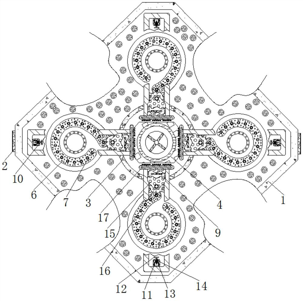 Auxiliary switching device for multifunctional lathe tool bit fixing frame