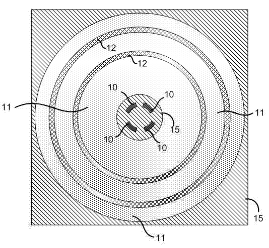 A method and device for changing the trigger voltage of an electrostatic protection device