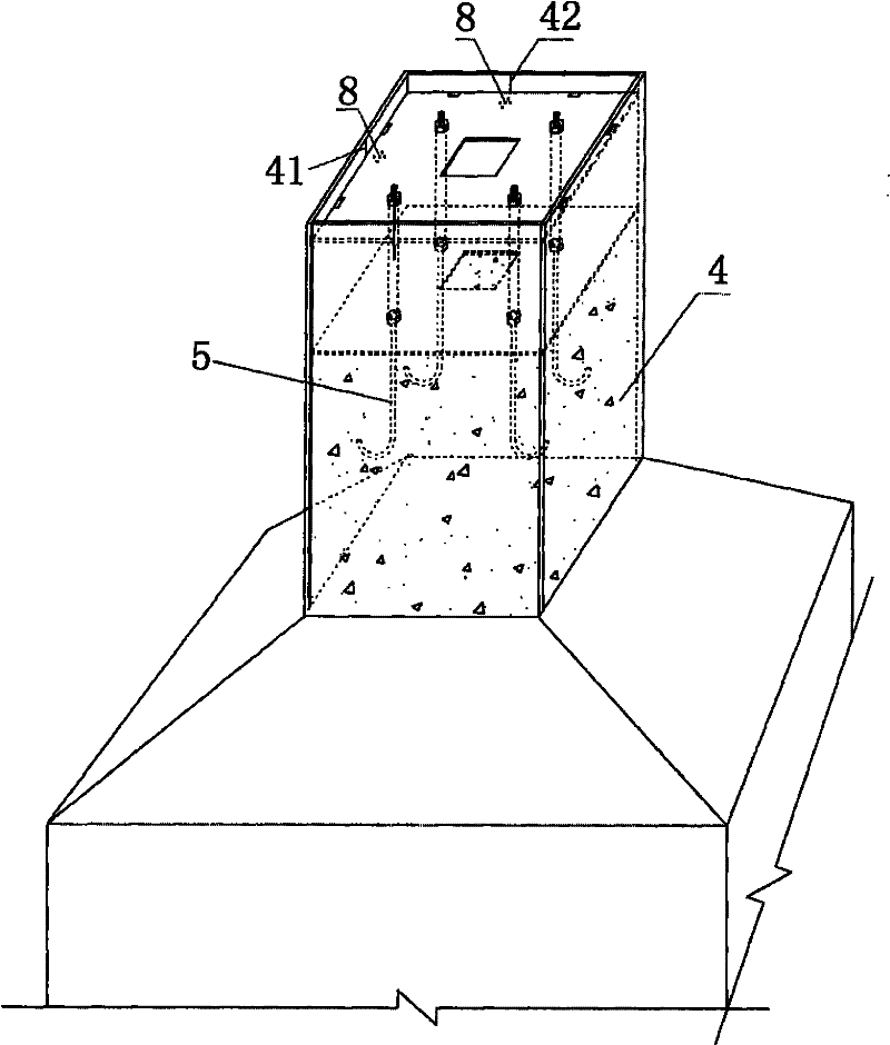 Steel structural concrete-based pre-cast bolt positioning device