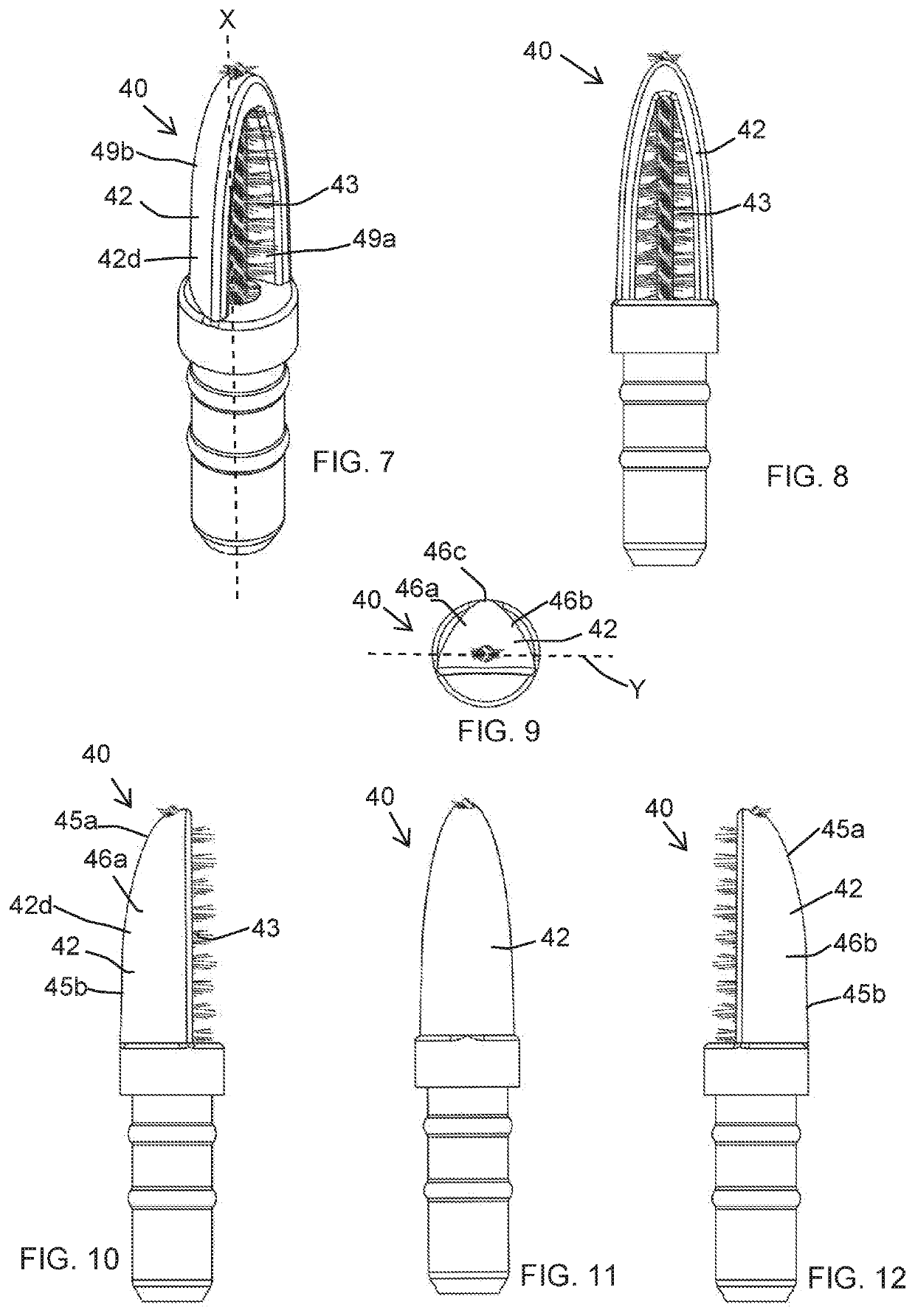 Cosmetic applicator with separate brush and molded applicator structures