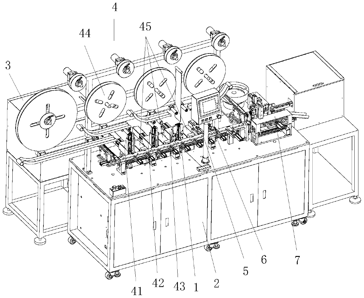 Automatic assembling device of power sockets
