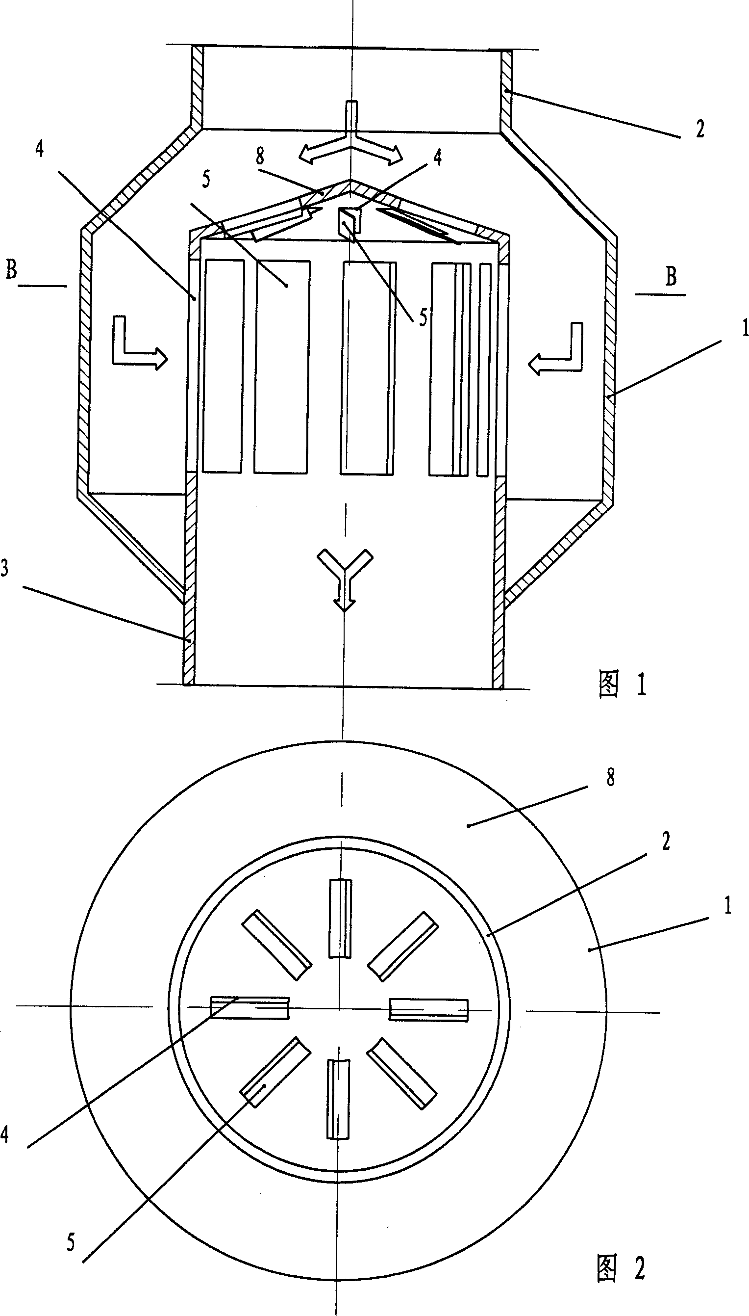 Apparatus for raising heat exchange effect and boiler and radiator utilizing the same apparatus