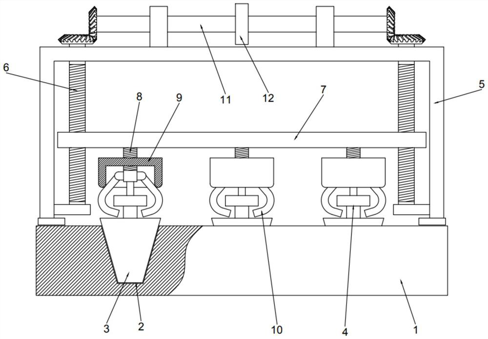 Reserved hole template suitable for building civil engineering construction