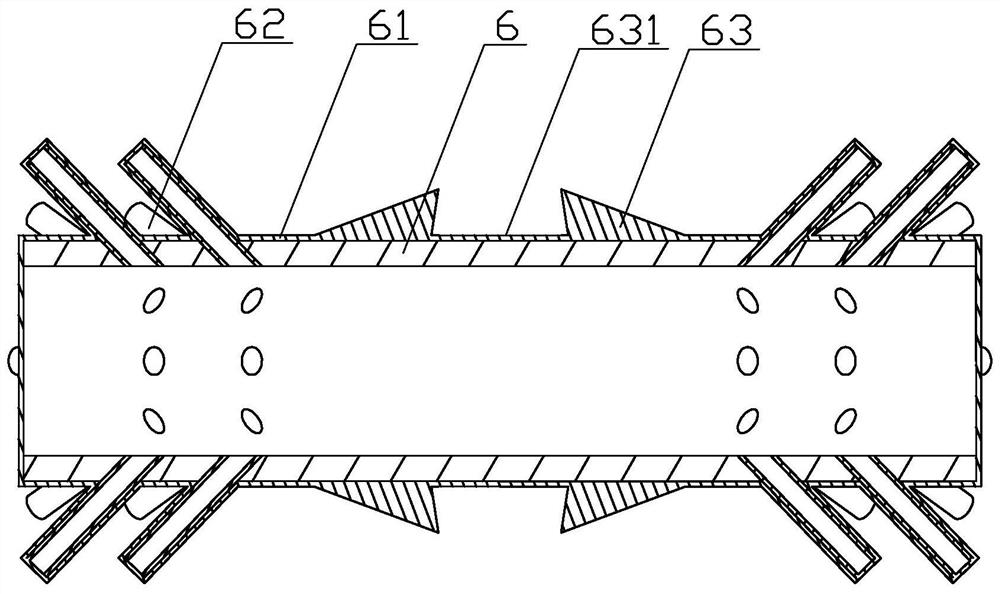 A post-pouring tape waterproof structure and its construction method