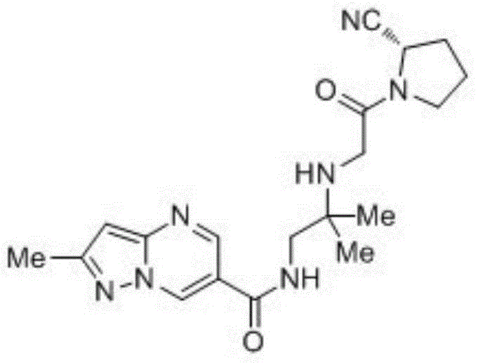 2-methylpyrazolo[1,5-a]pyrimidyl-6-carboxylic acid derivative and application thereof
