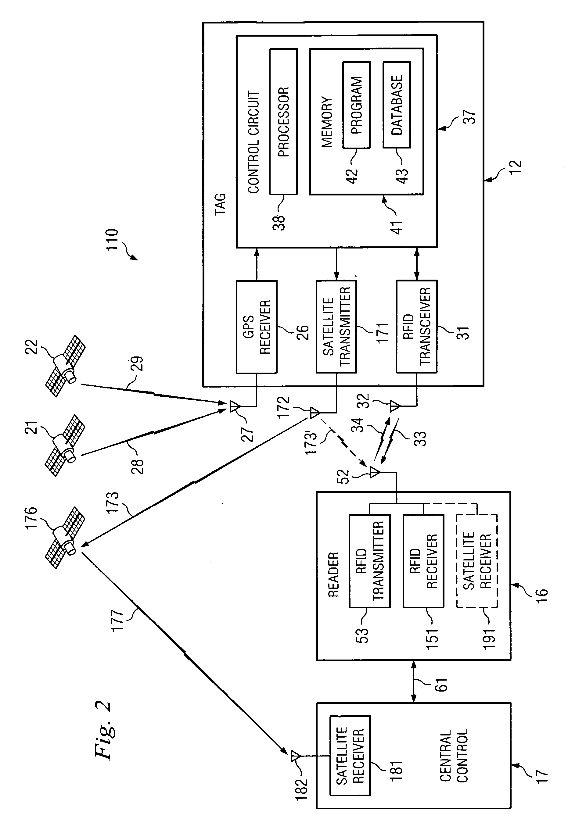 Method and apparatus involving global positioning and long-range wireless link