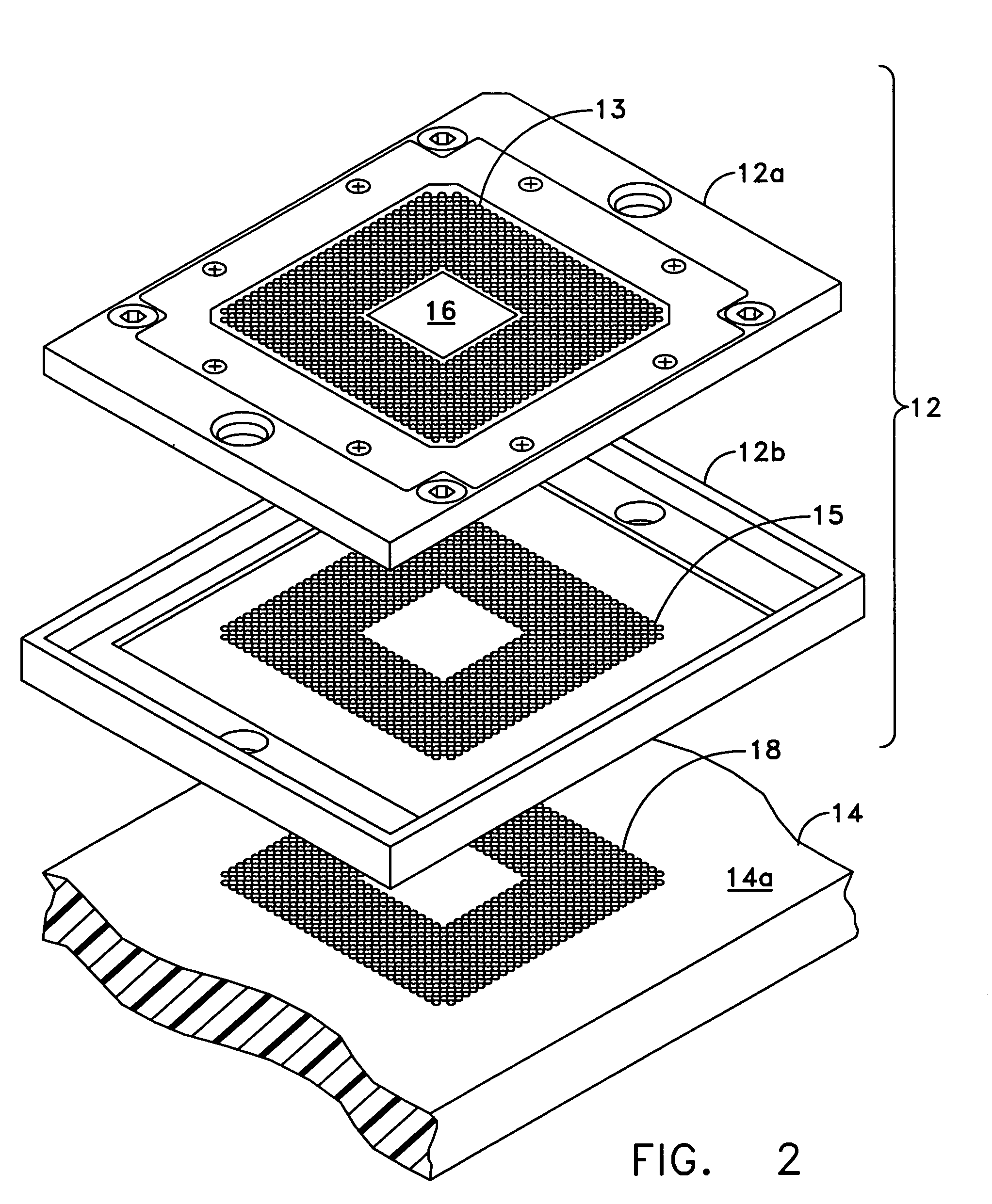 Apparatus for interfacing electronic packages and test equipment