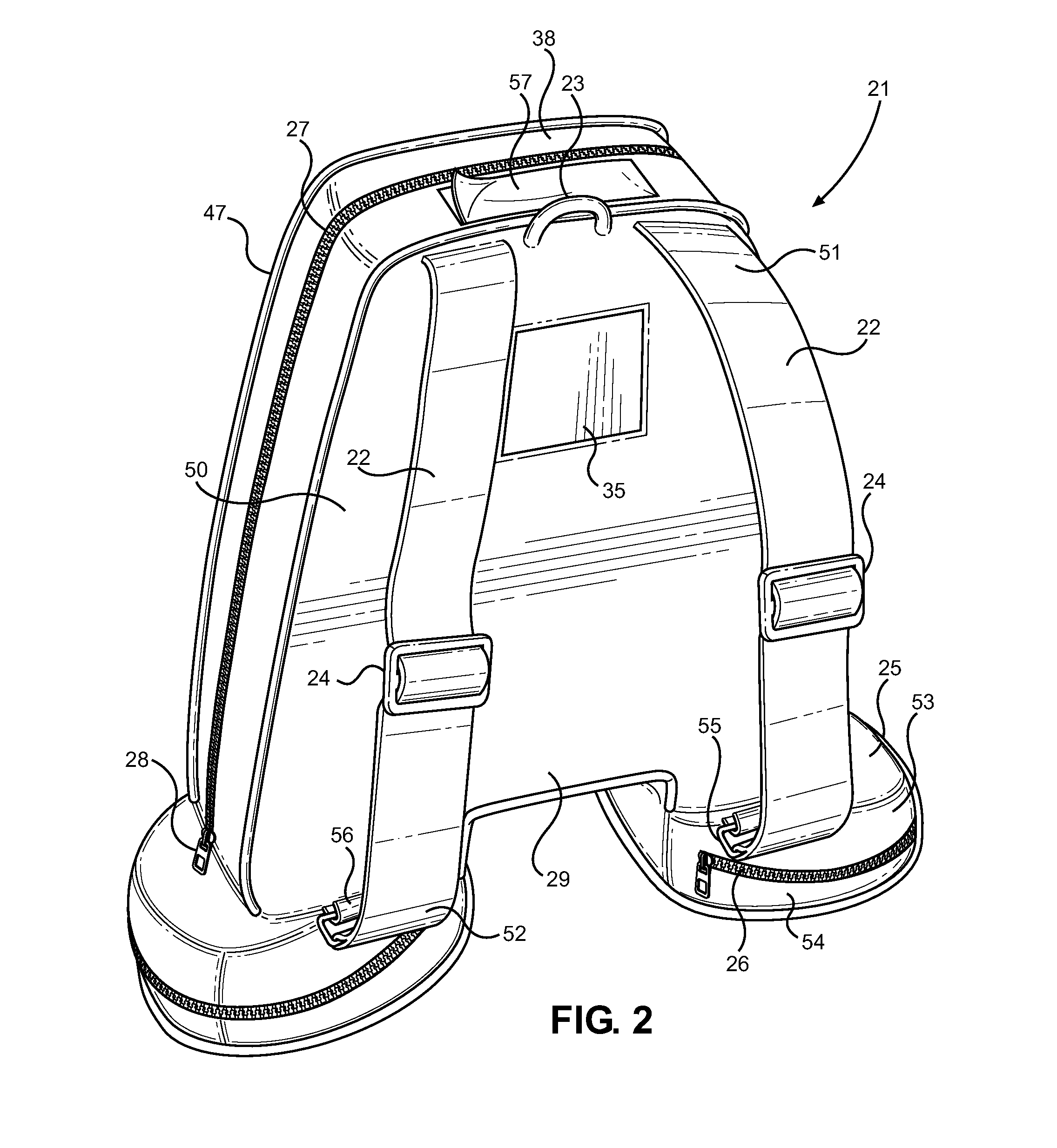 Compartmentalized Backpack with Imbedded Tracker Device