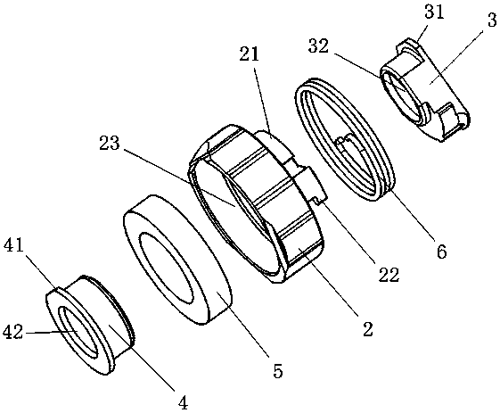 Gap compensation mechanism and steering gear applying same