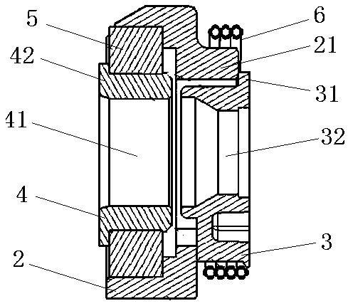 Gap compensation mechanism and steering gear applying same