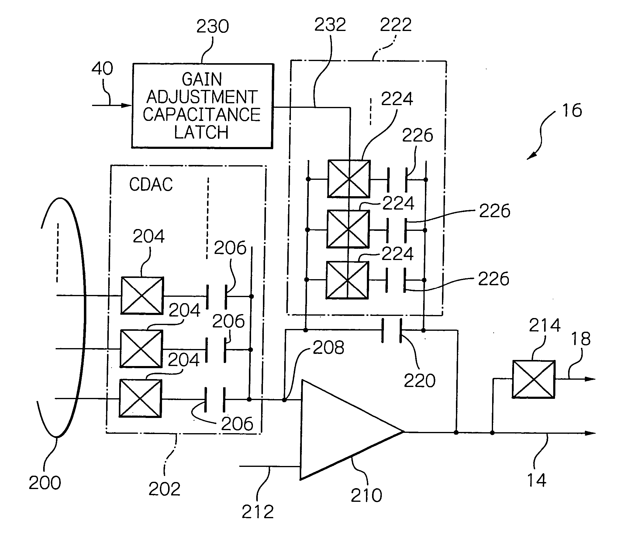 Offset canceller for compensating for offset in signal output