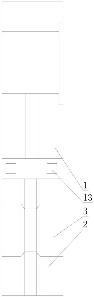 Automatic adjustment device for the pinch roller shaft before the high-speed double-length flying shear