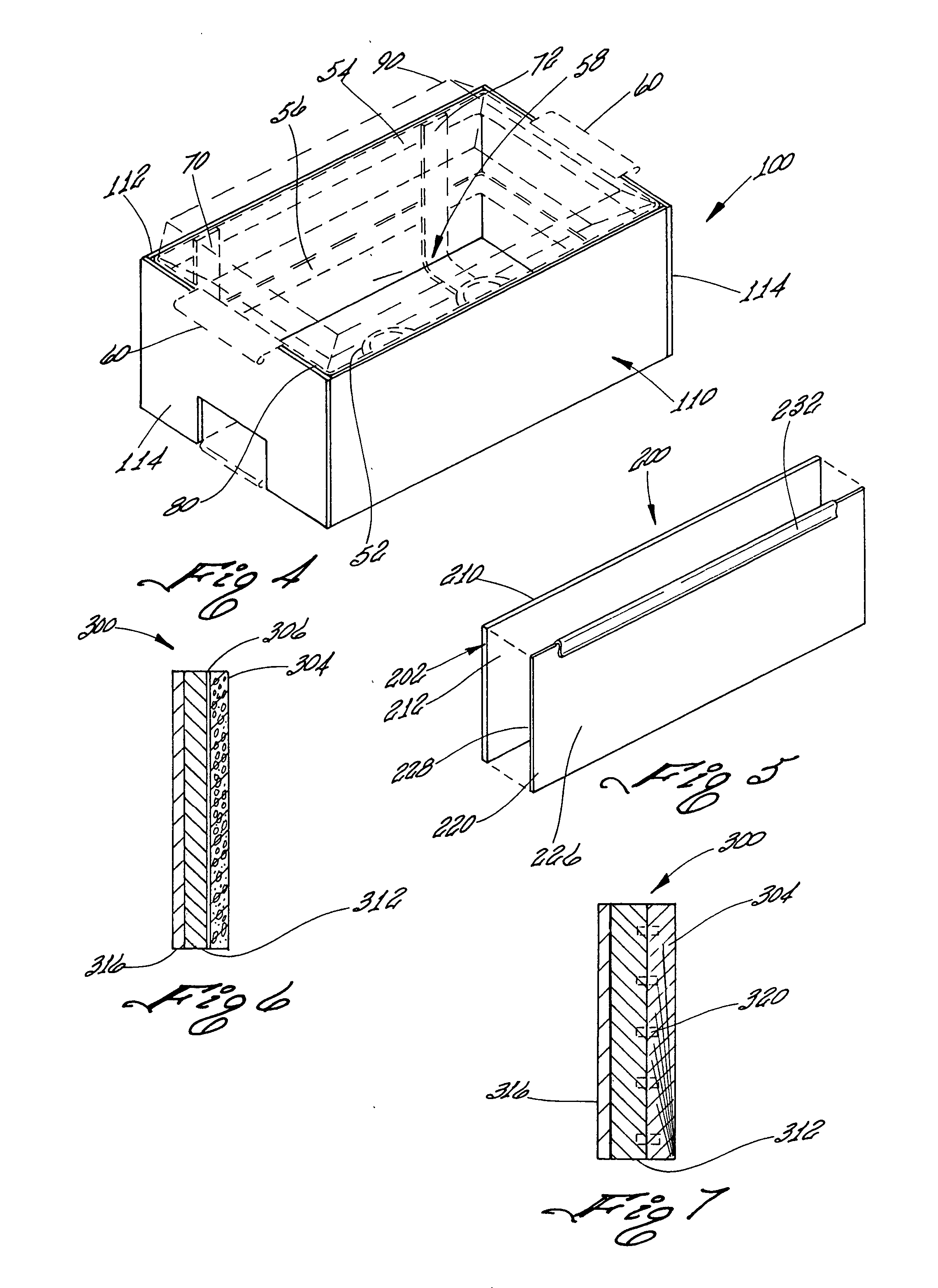 Decorative structures, decorative panels and method of making same