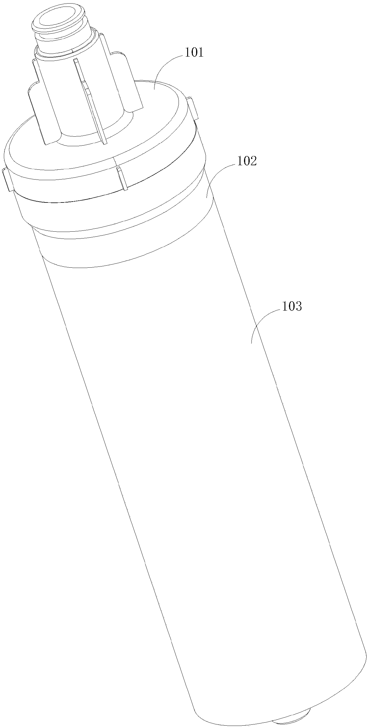 Reverse osmosis membrane element and sealing case thereof