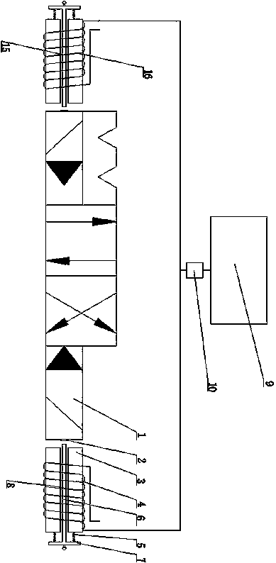 A remote control device for manually operating a hydraulic reversing valve