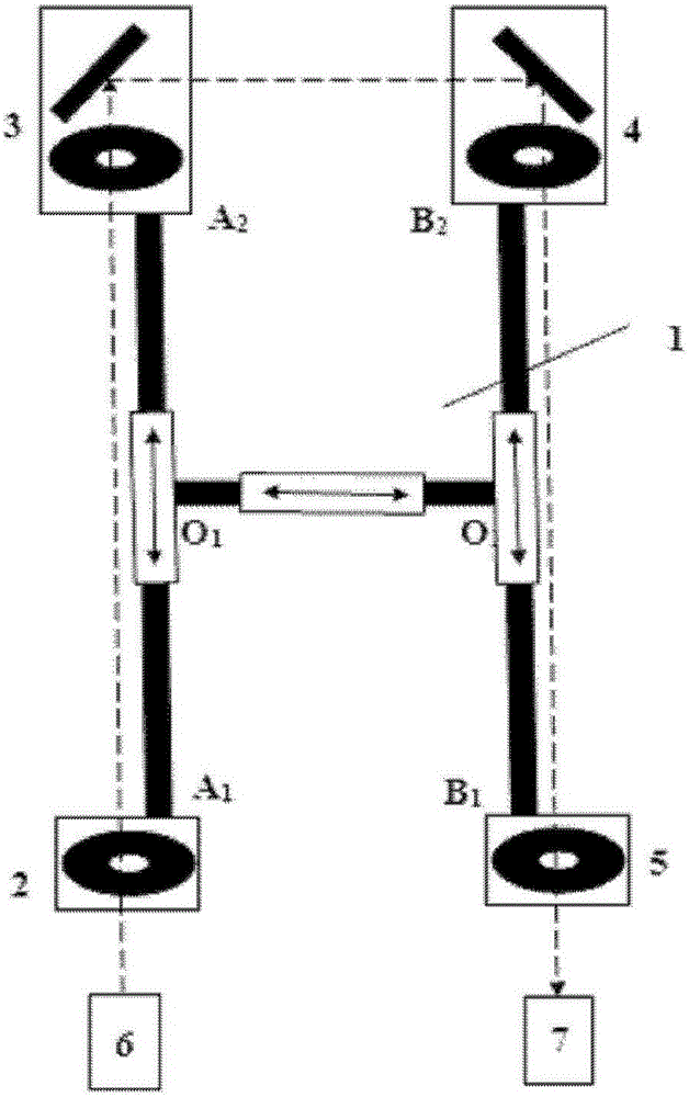 A Portable Adjustable H-Type Optical Path Parallel Calibration Device